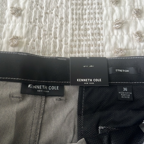New Kenneth Cole Men's Size 36 Tech Shorts Slim Fit, Gray Heather - Picture 6 of 7